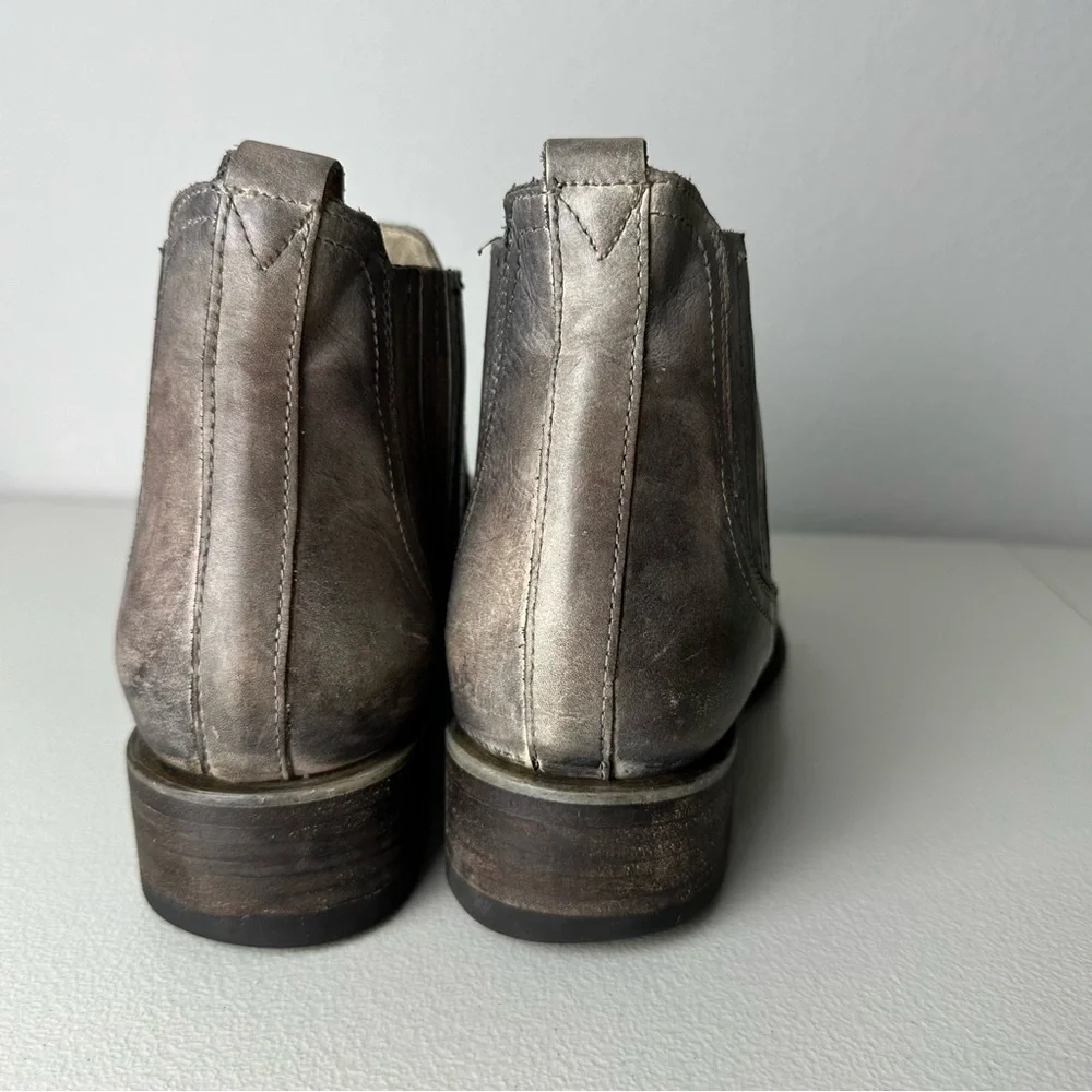 Freebird by Steven Men’s Brown Gray Distressed Leather Argo Chelsea Boots Size 9